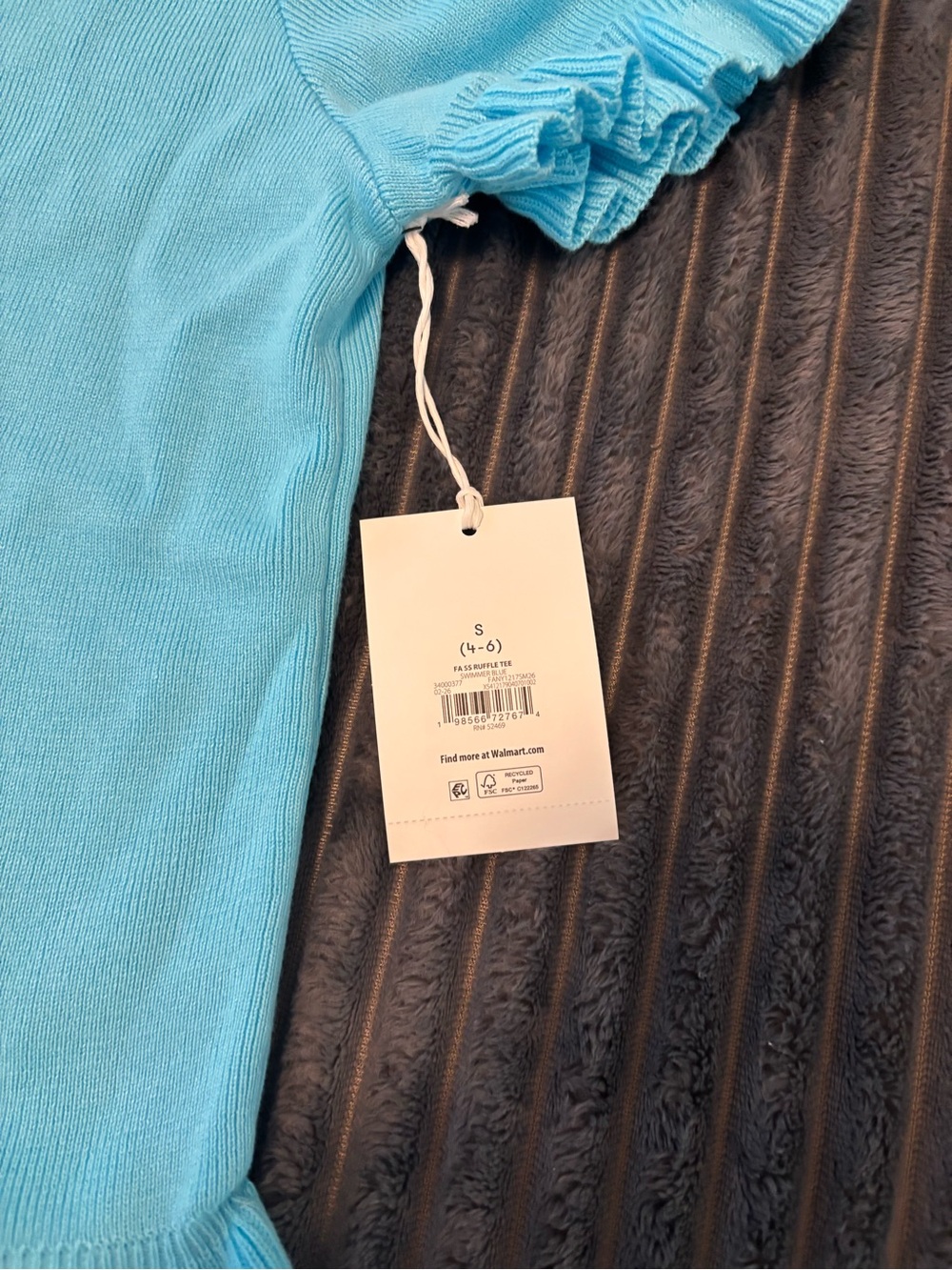 NWT Free Assembly Ruffle Sweater - Picture 5 of 6